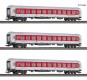 74183 Sachsenmodelle Set of 3 Passenger cars type Halberstadt 2nd class in &quot;City Night Line&quot; livery